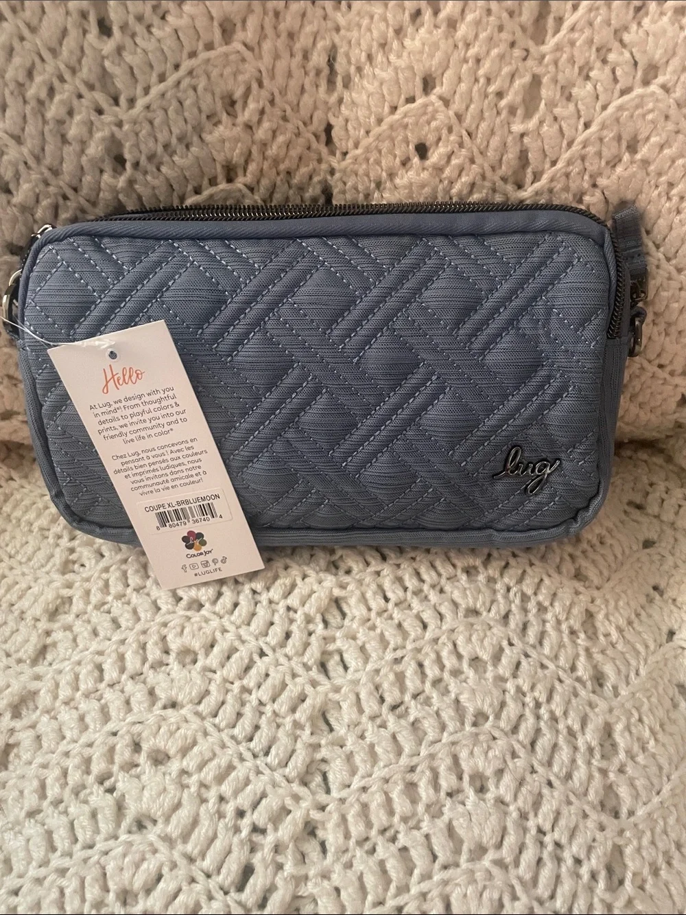 NWT- Lug Coupe XL Brushed Blue Moon